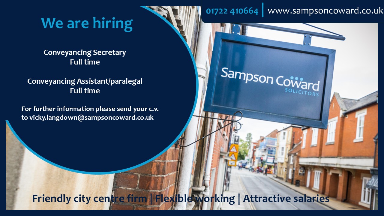 Sampson Coward Job Description