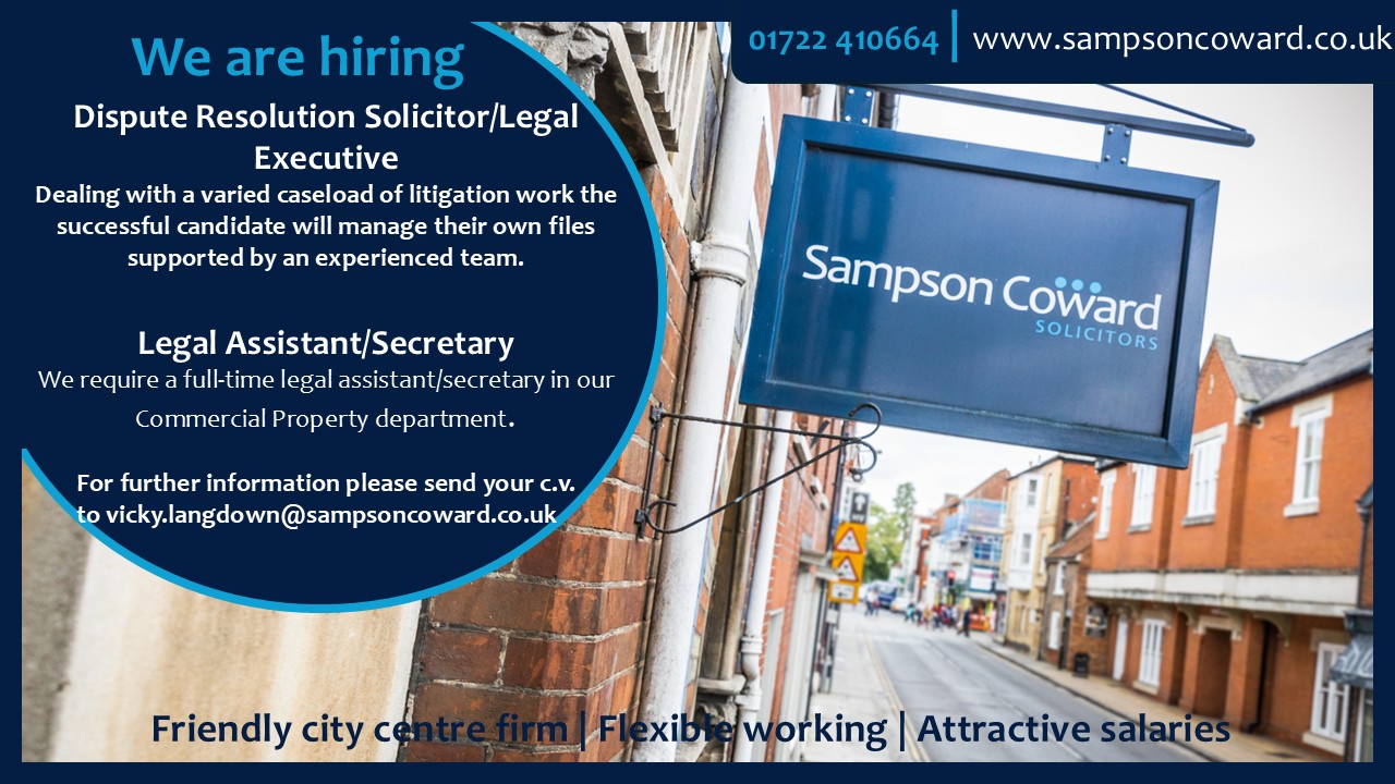 Sampson Coward Job Description